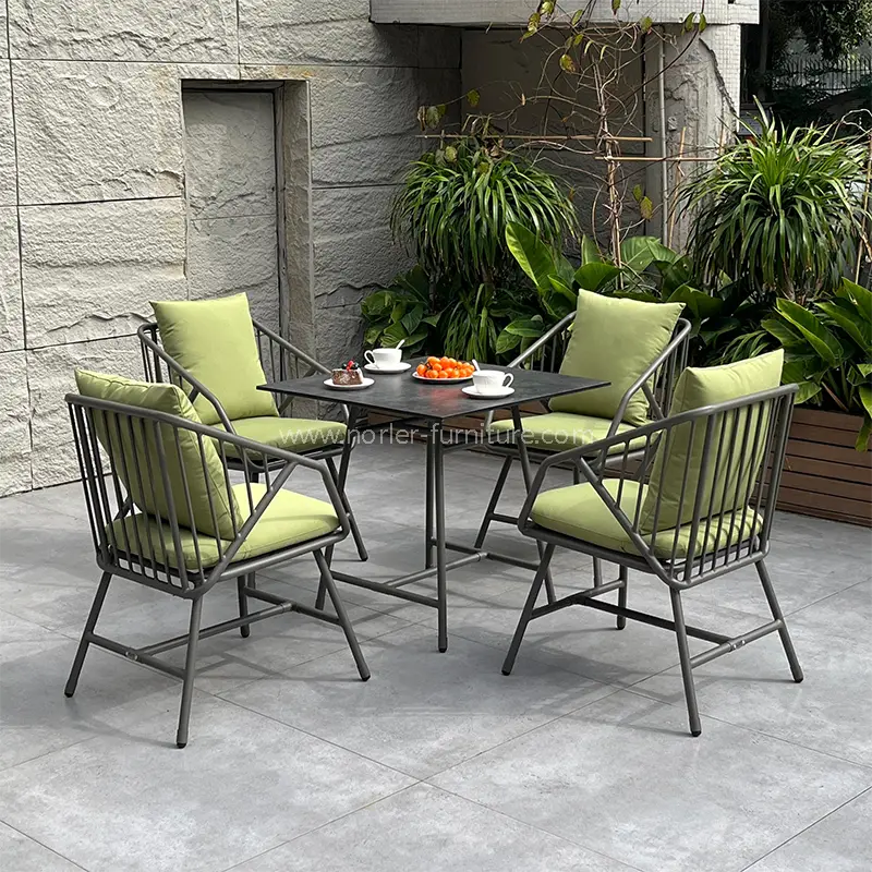 High Quality Outdoor Aluminium frame viridi fabricae triclinium