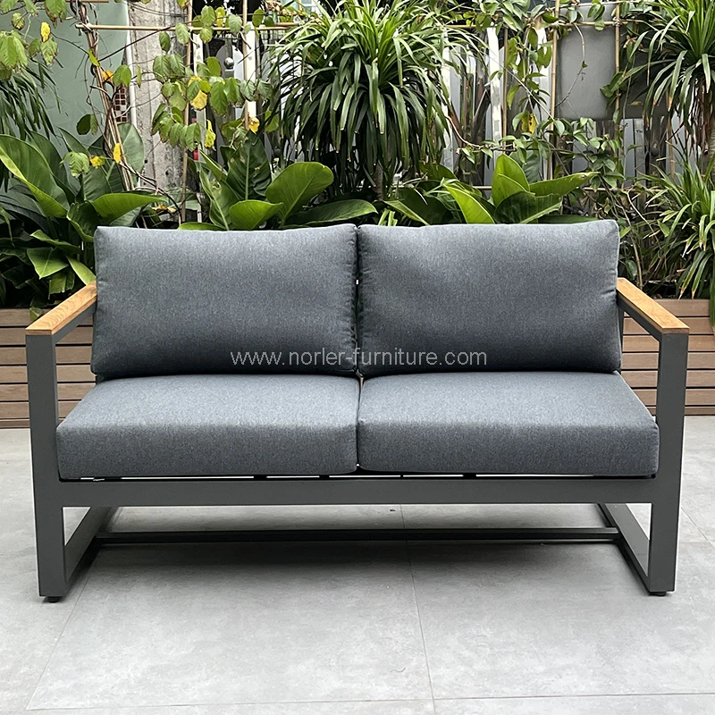 Altus Quality Outdoor Aluminium Frame Teak Lignum Tullius Cicero Stibadium