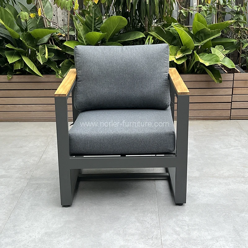 Altus Quality Outdoor Aluminium Frame Teak Lignum Tullius Cicero Stibadium