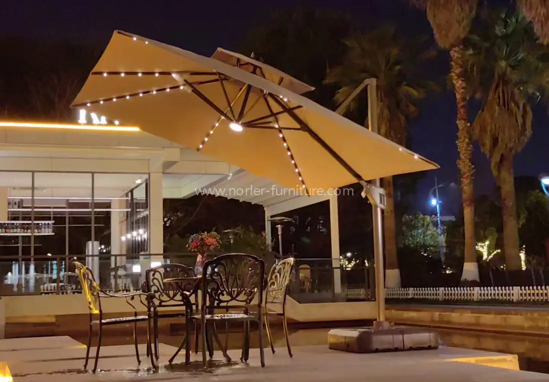 Multifunctional Courtyard Waterproof Roman Parasol