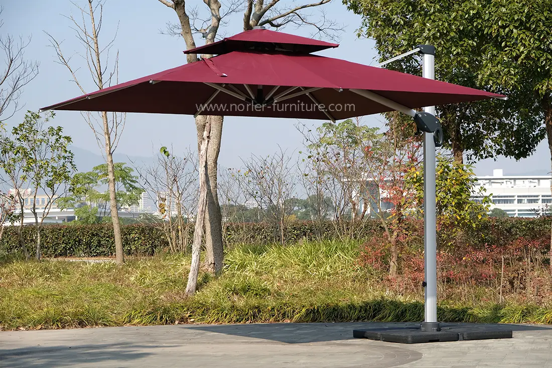 Multifunctional Courtyard Waterproof Roman Parasol