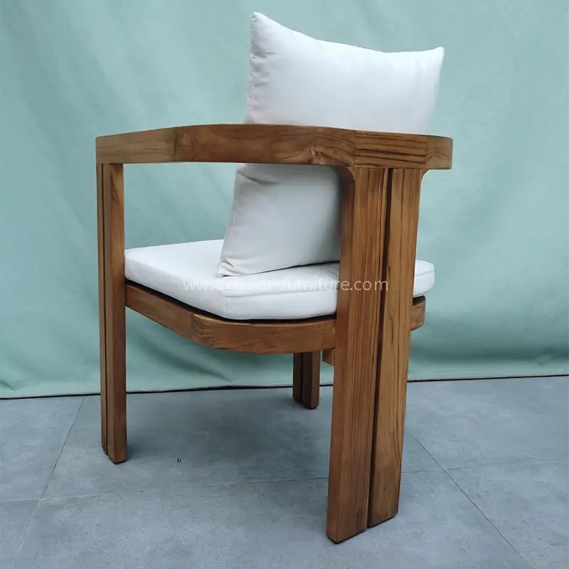 Durable Outdoor Teak Wood Dining Table And Chair