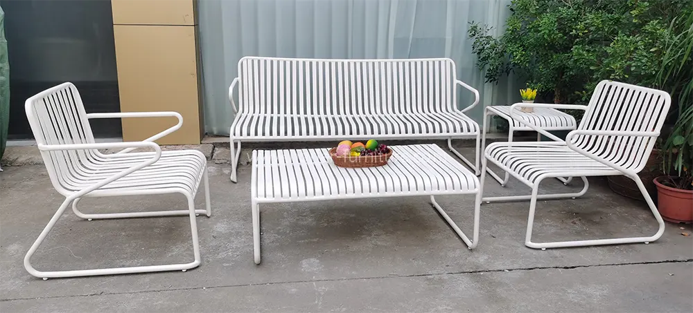 Durable Rust-Proof All Aluminum Frame Outdoor Sofa