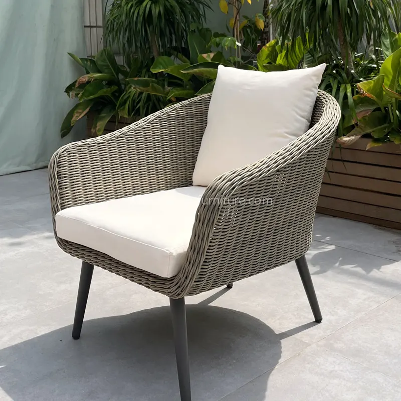 Leisure Outdoor Aluminum Frame PE Rattan Balcony Set