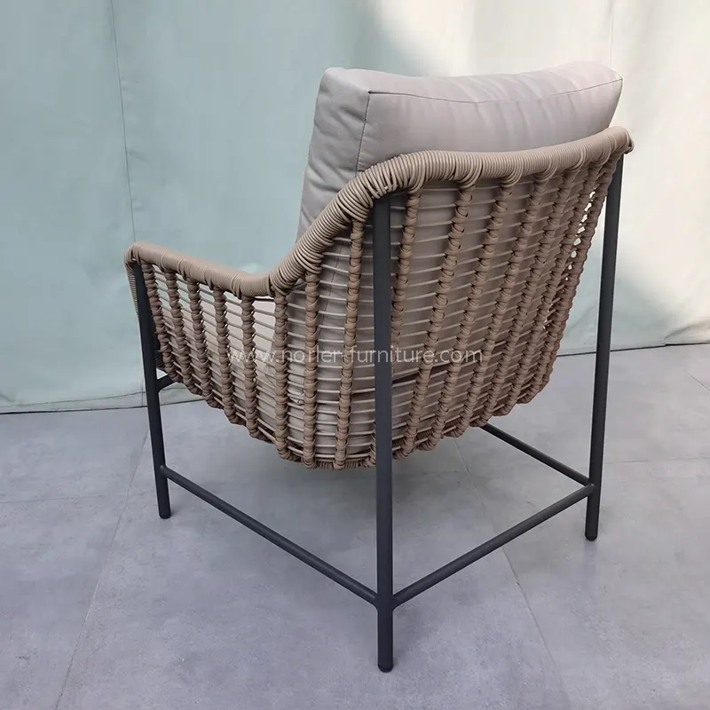 Outdoor PE Rattan Garden Balcony Table And Chair