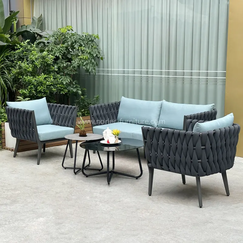 Weather Resistant Breathable Outdoor Rope Sofa