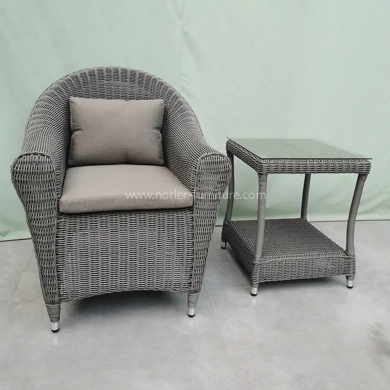 Moderni velit manu, textile Rattan Stibadium Set Moderni velit manu, textile Rattan Stibadium Set