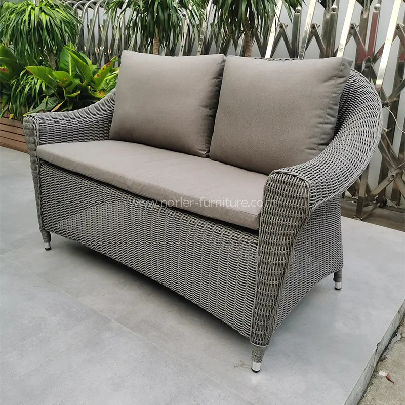 Moderni velit manu, textile Rattan Stibadium Set