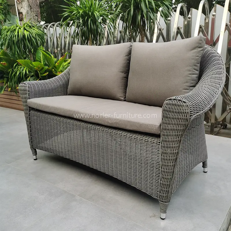Moderni velit manu, textile Rattan Stibadium Set
