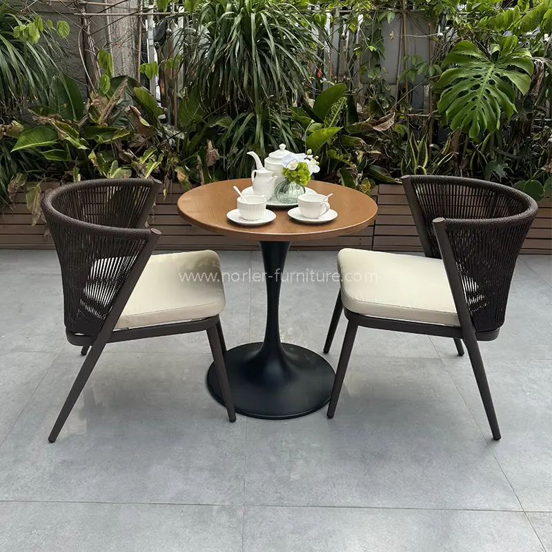 Outdoor aluminium frame manus-textile olefin funem Septem