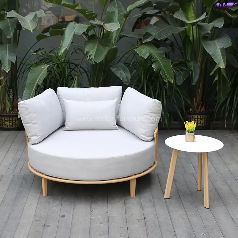 Outdoor Aluminium Frame Patio SOLARIUM circum lectum supellectilem