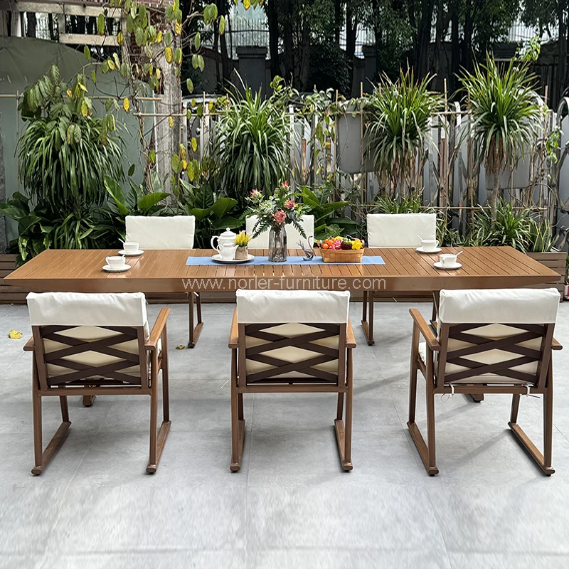 Nullam aluminium frame funem triclinium mensam et chairs Nullam aluminium frame funem triclinium mensam et chairs