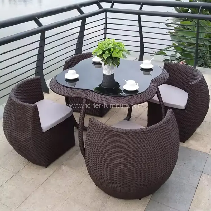 Outdoor SOLARIUM Rattan per Triclinium Set Lorem