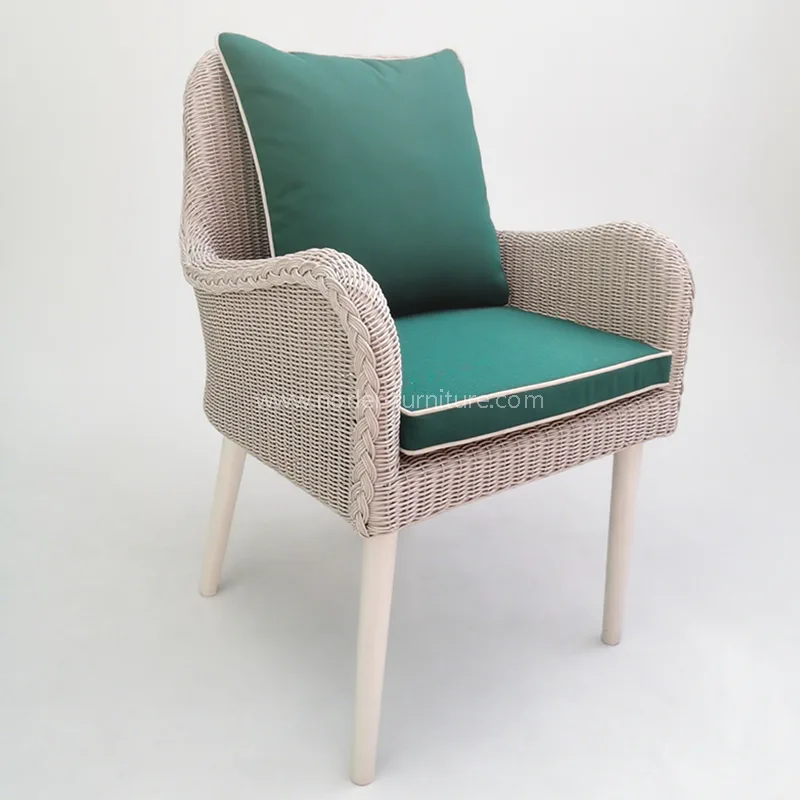 Tempestas repugnans Aluminium Pe Rattan Outdoor otium sellam