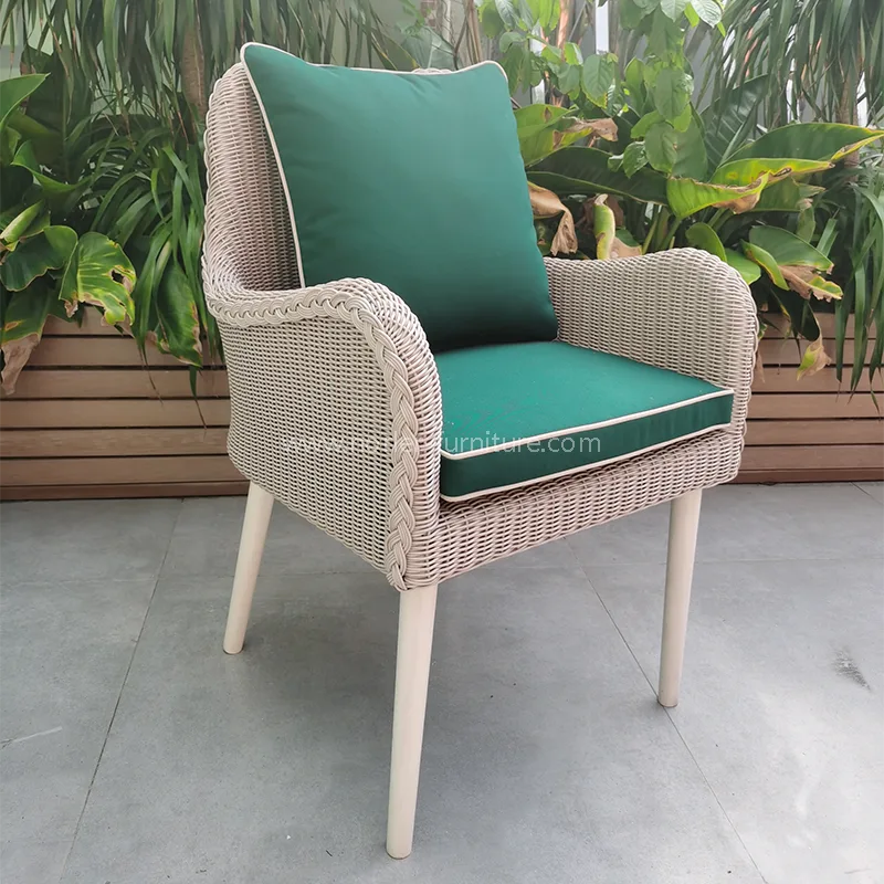 Tempestas repugnans Aluminium Pe Rattan Outdoor otium sellam