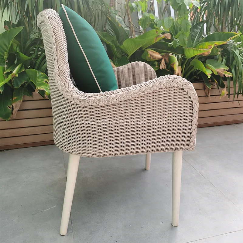Tempestas repugnans Aluminium Pe Rattan Outdoor otium sellam